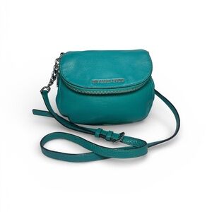 Michael Kors Teal Small Leather Crossbody Bag EUC